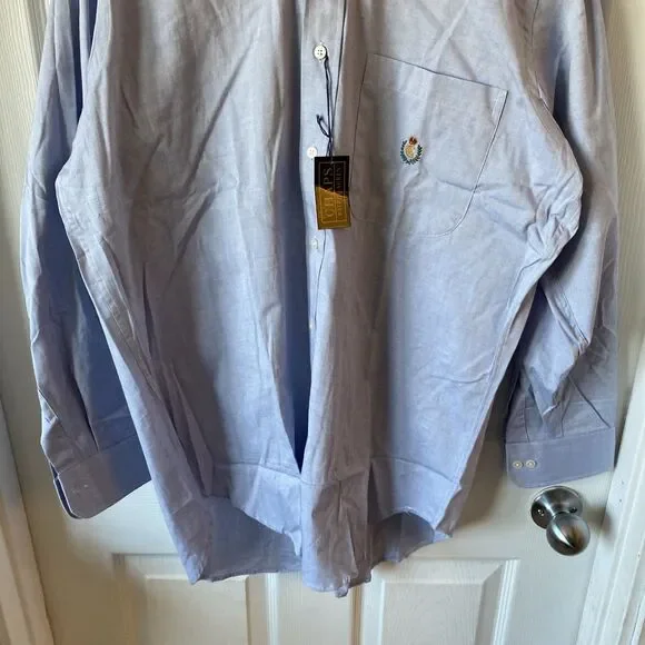 Chaps Ralph Lauren Men’s Dress Shirt Size 16 32/33 NWT Blue - Picture 5 of 11